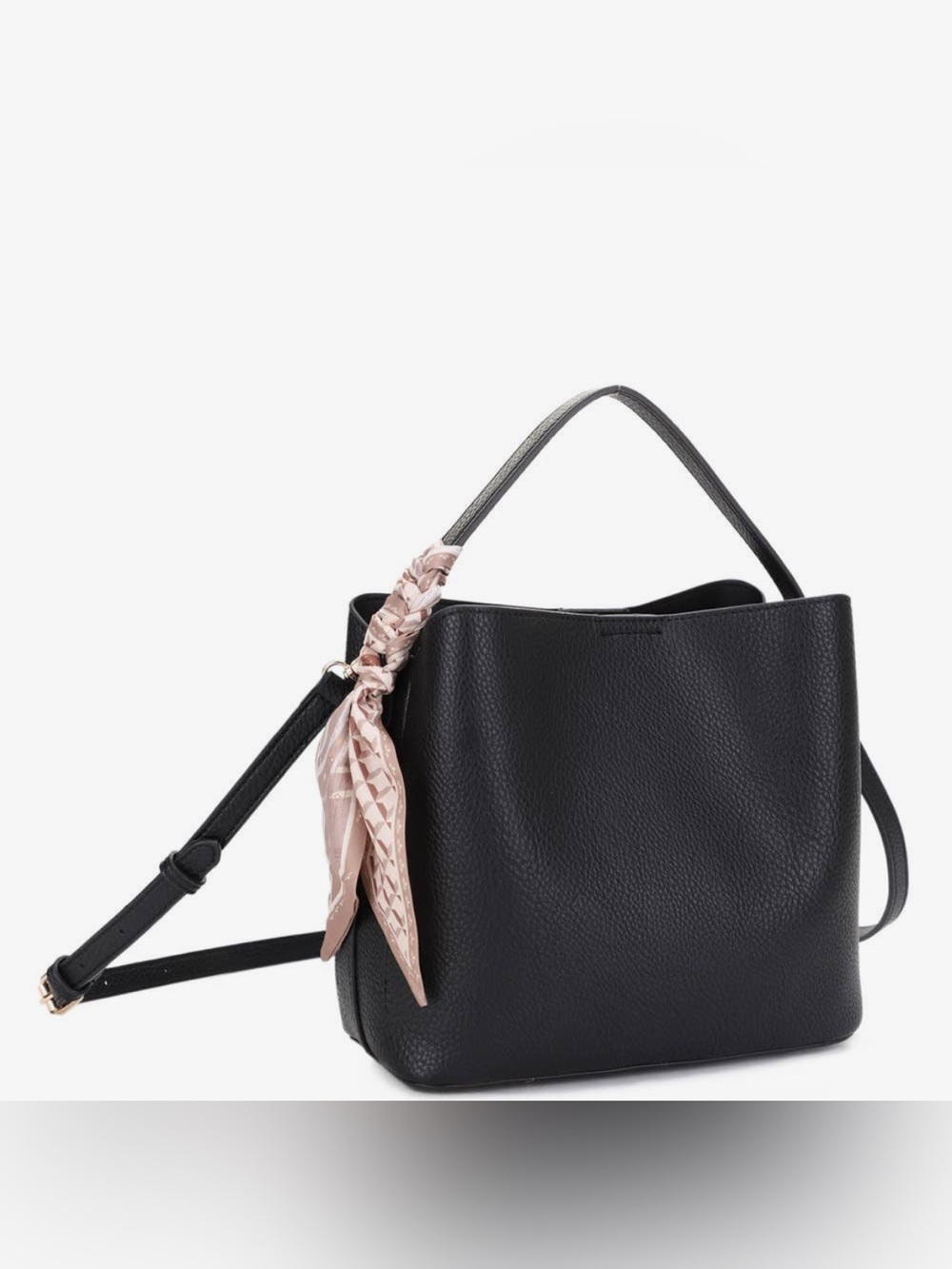 Hobo Bag with Wrap Handle
Silky Scarf